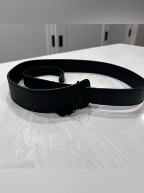 Black Leather Belt Buckles Bohemian Western Chic Style Adjustable Fits S-M
